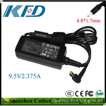 9.5V2.315A Laptop AC Adapter for Asus 22W, CE Approved, Two Years Warrenty